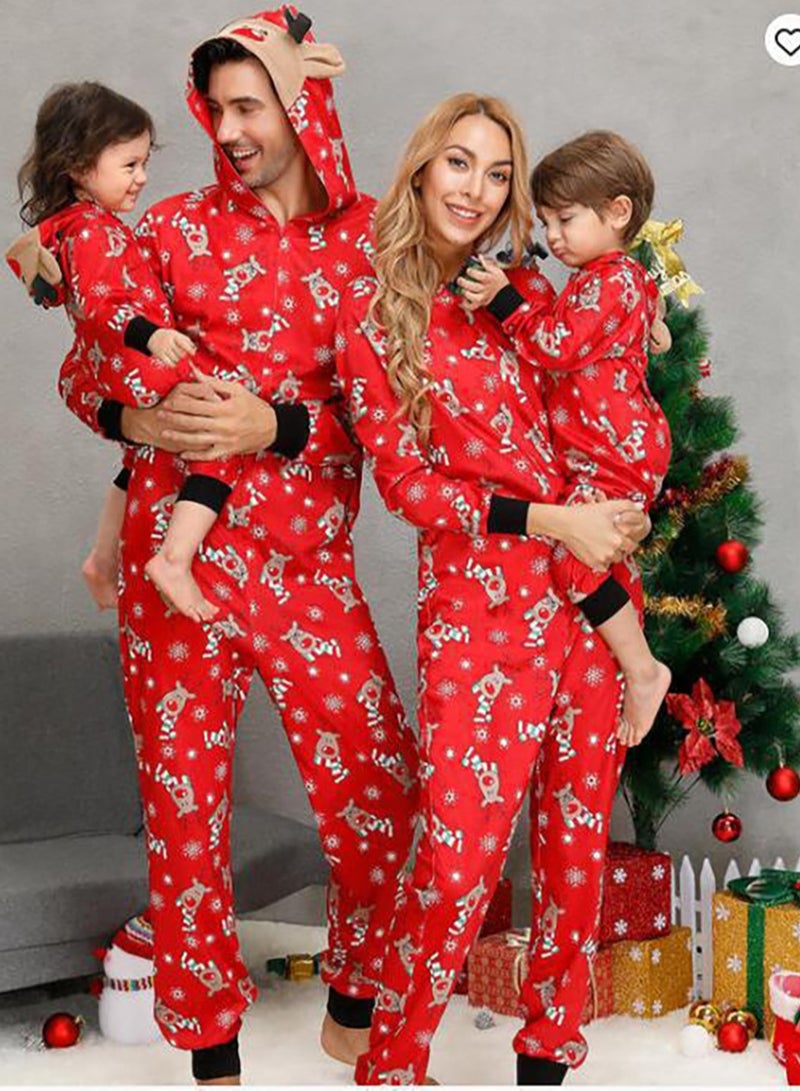 TAPIT Christmas Family Matching Pajamas Classical Nightwear Sleepwear Sets Long Sleeve Pjs for for Adults Kids and Baby Holiday Xmas Sleepwear Set (Kids Unisex) - Image 2