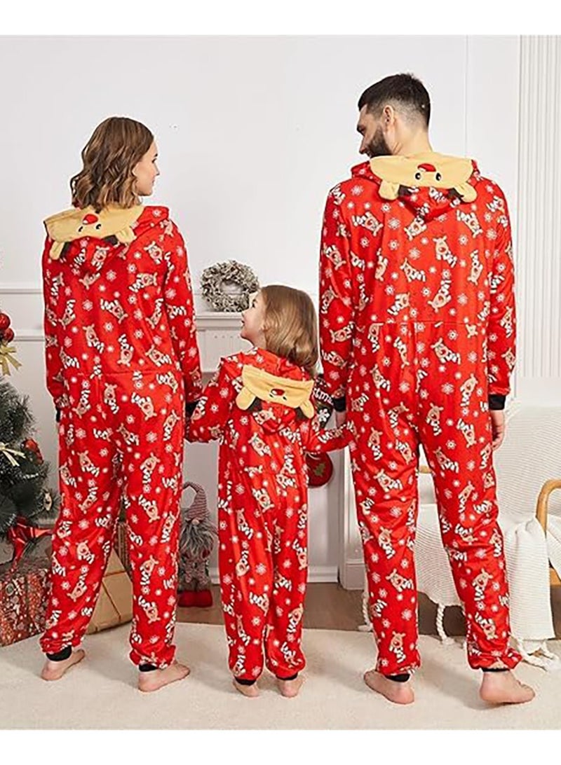 TAPIT Christmas Family Matching Pajamas Classical Nightwear Sleepwear Sets Long Sleeve Pjs for for Adults Kids and Baby Holiday Xmas Sleepwear Set (Kids Unisex) - Image 4