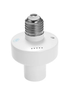 NIBEMINENT Wireless Light Bulb Holder White/Silver  - Image 1
