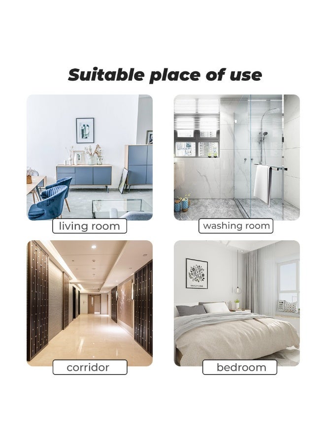  أورا سيليكت مفتاح إضاءة مستشعر الحركة الذكي | مفتاح إضاءة ذكي يعمل بالأشعة تحت الحمراء يعمل بالأشعة تحت الحمراء مثبت على الحائط | لا يمكن لمسه 10 سم | سلك محايد مطلوب | للمنزل والفندق - Image 3