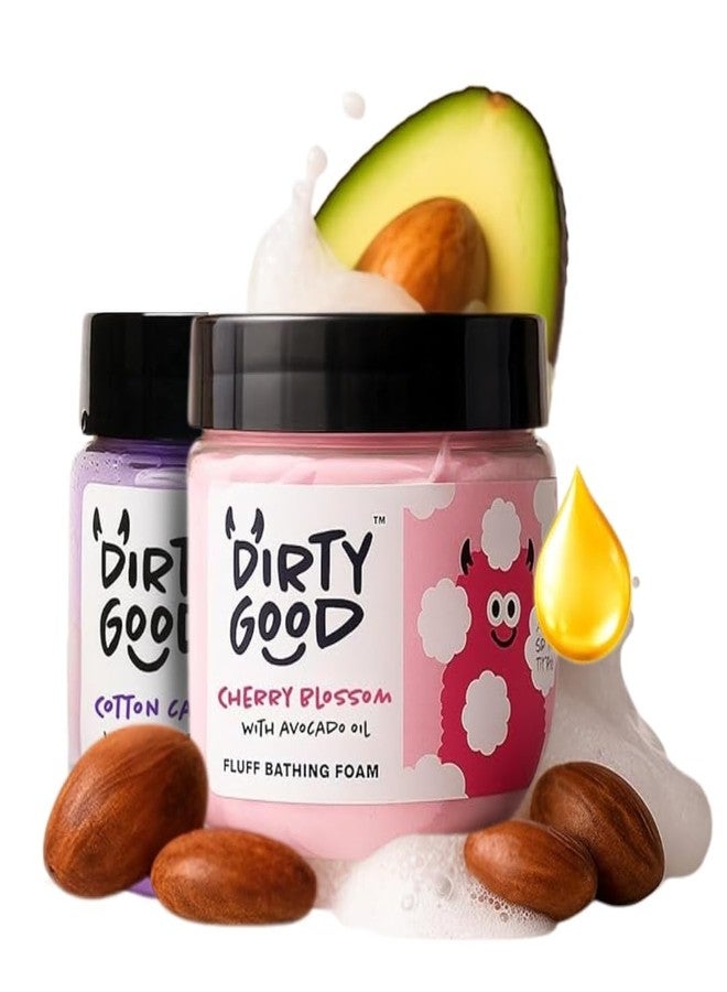 Dirty Good Kids Body Wash Pack of 2 (150g Each) – Cotton Candy & Cherry Blossom | Bath Wash for Boys & Girls 3+ Years | Gentle & pH Balanced | Shea Butter & Vitamin E | Sulphate, Paraben & Phthalates Free - Image 1
