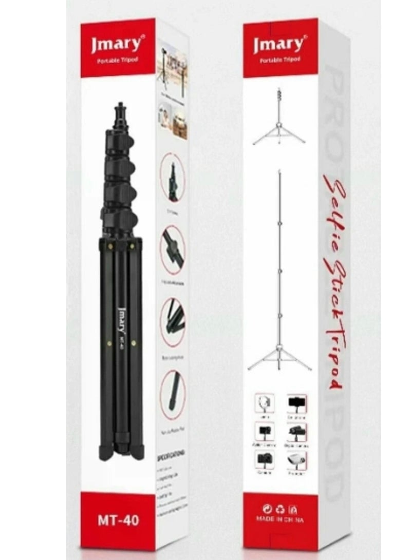 Jmary Jmary MT-40 2-in-1 Monopod Selfie Stick Tripod - Image 2