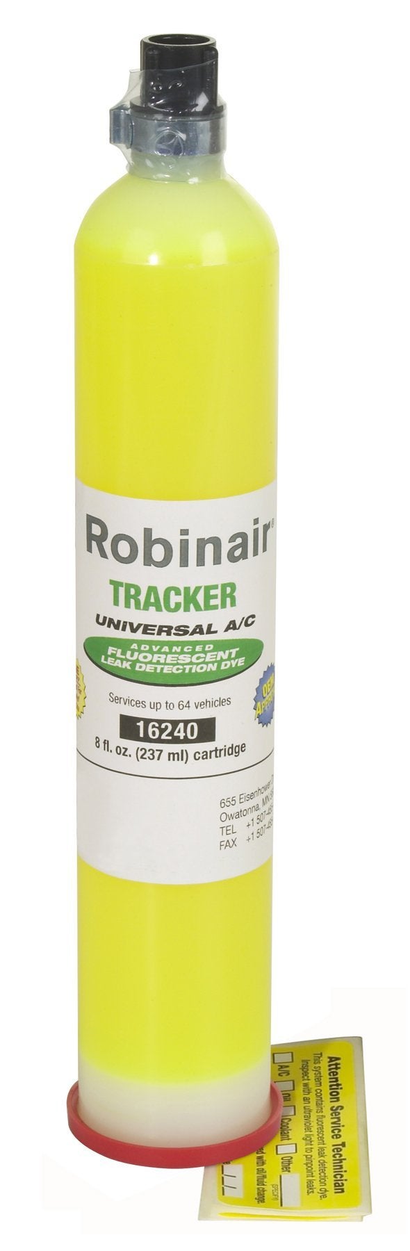 Robinair (16240) Tracker Universal A/C Fluorescent Dye - 8 oz. Bottle, 64 Applications - Image 3