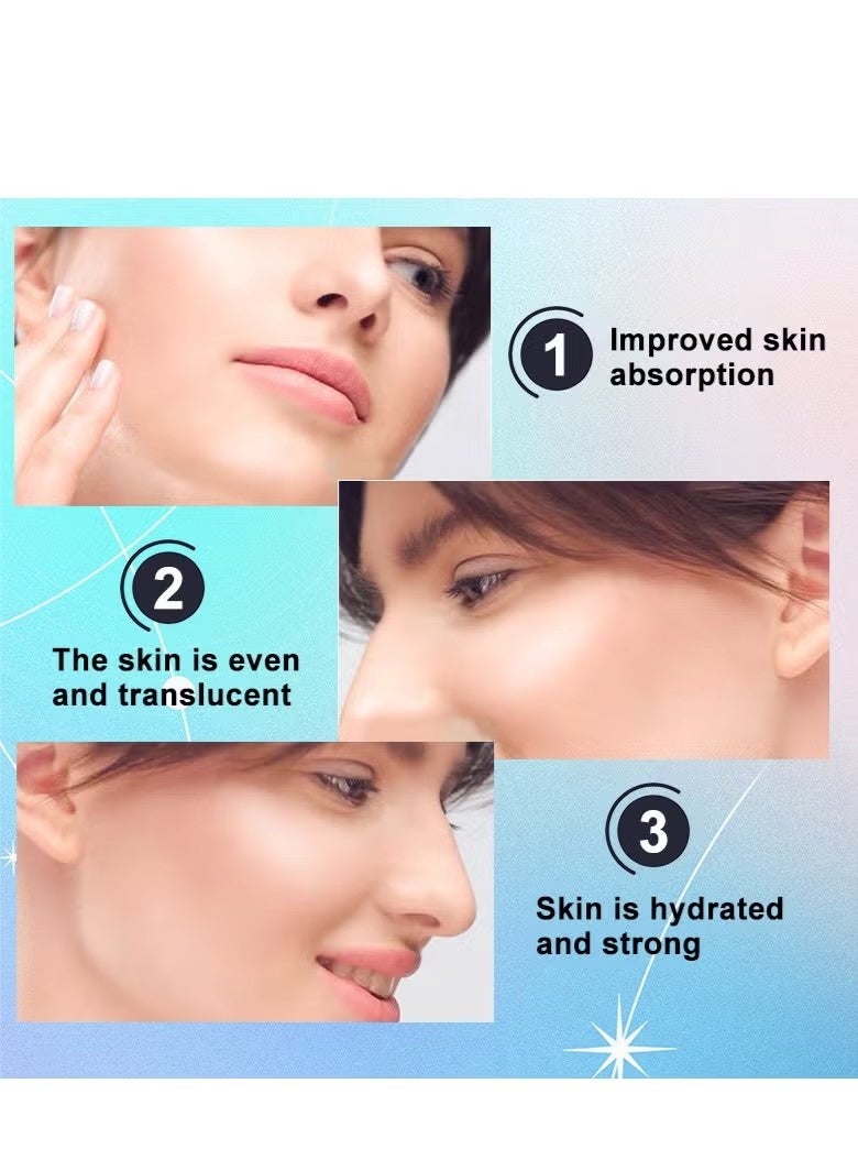 وينز تاون كبسولات مقوية للبشرة من أجل تبييض البشرة مع L-Glutathione والكولاجين والبيوتين للحصول على بشرة نضرة مشرقة مع تلاشي البقع ومقاومة الشيخوخة 60 كبسولة خالية من المكونات الحيوانية - Image 3