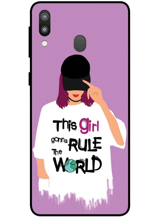 Protective Case Cover For Samsung Galaxy M20 Smart Series Printed Protective Case Cover for Samsung Galaxy M20 This Girl Gonna Rule The World