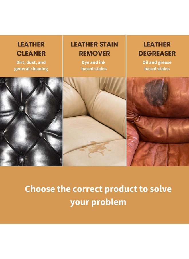 Furniture Clinic - Furniture Clinic Leather Cleaner | Non-Toxic | Removes Dirt & Grime | All-Purpose Cleaning Solution for Couches, Car Seats, Purses, Shoes & Saddles | Restores All Leather Types | 8.5oz / 250ml - Image 1