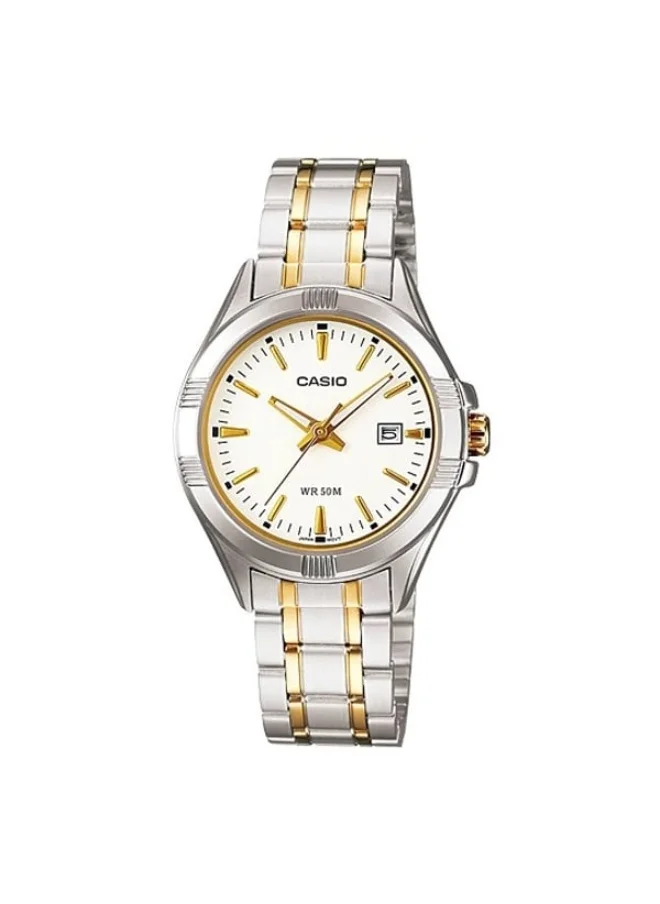 CASIO Women's Stainless Steel Analog Watch LTP-1308SG-7A - 31.2 mm