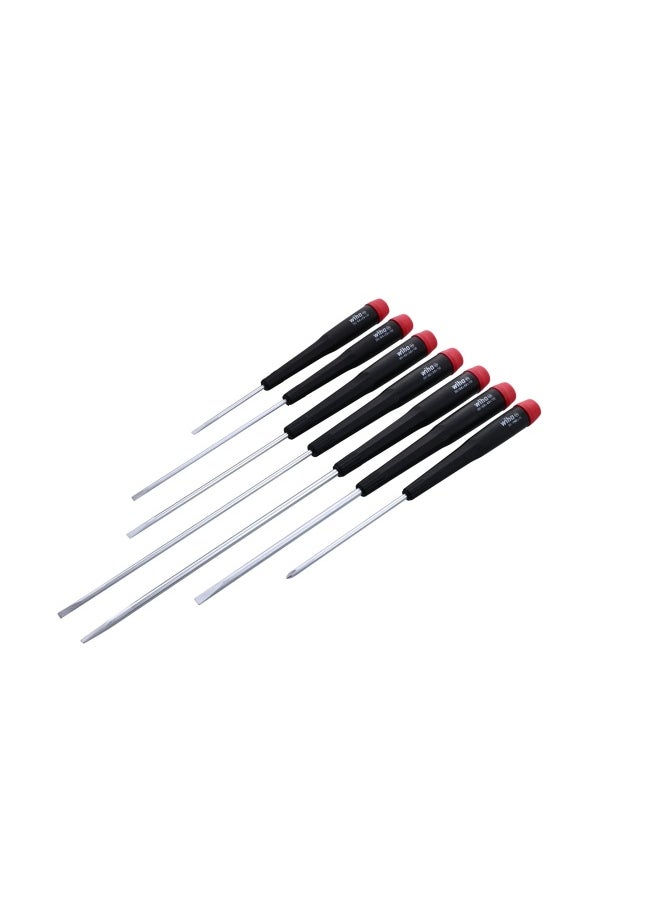 Wiha Wiha 26092 Slotted And Phillips Screwdriver Set With Precision Handle Long 7 Piece  - Image 1