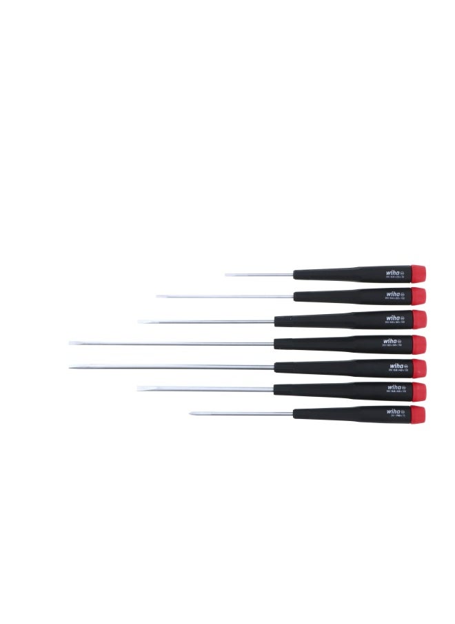 Wiha Wiha 26092 Slotted And Phillips Screwdriver Set With Precision Handle Long 7 Piece  - Image 3