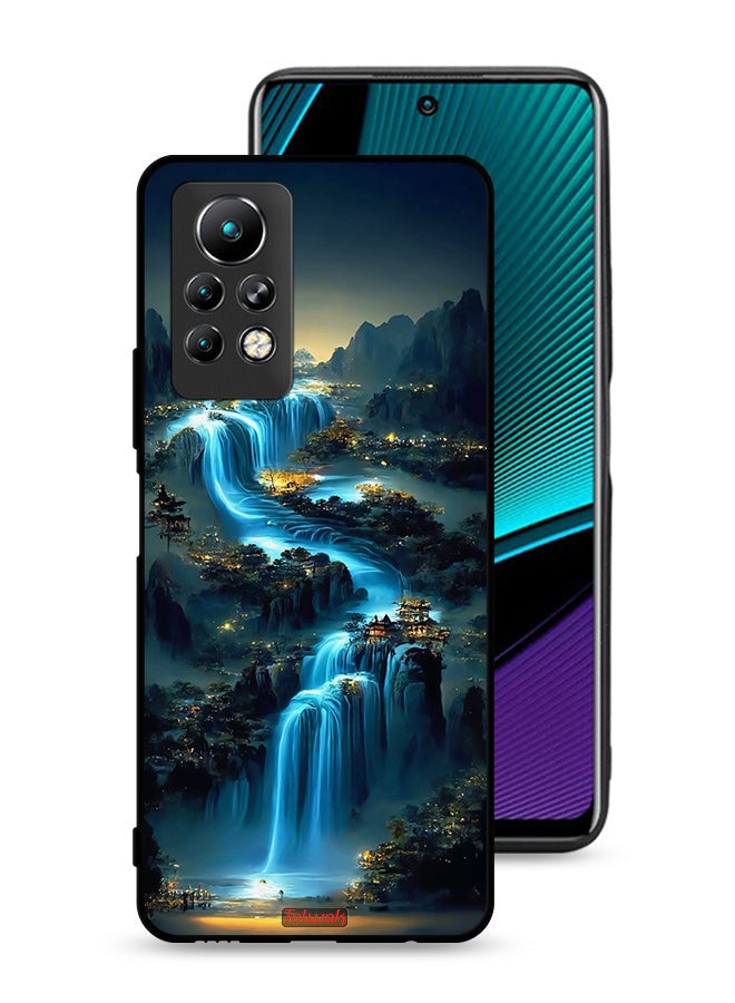 Tolwak Infinix Note 11 Pro Protective Case Cover Waterfall Art - Image 1