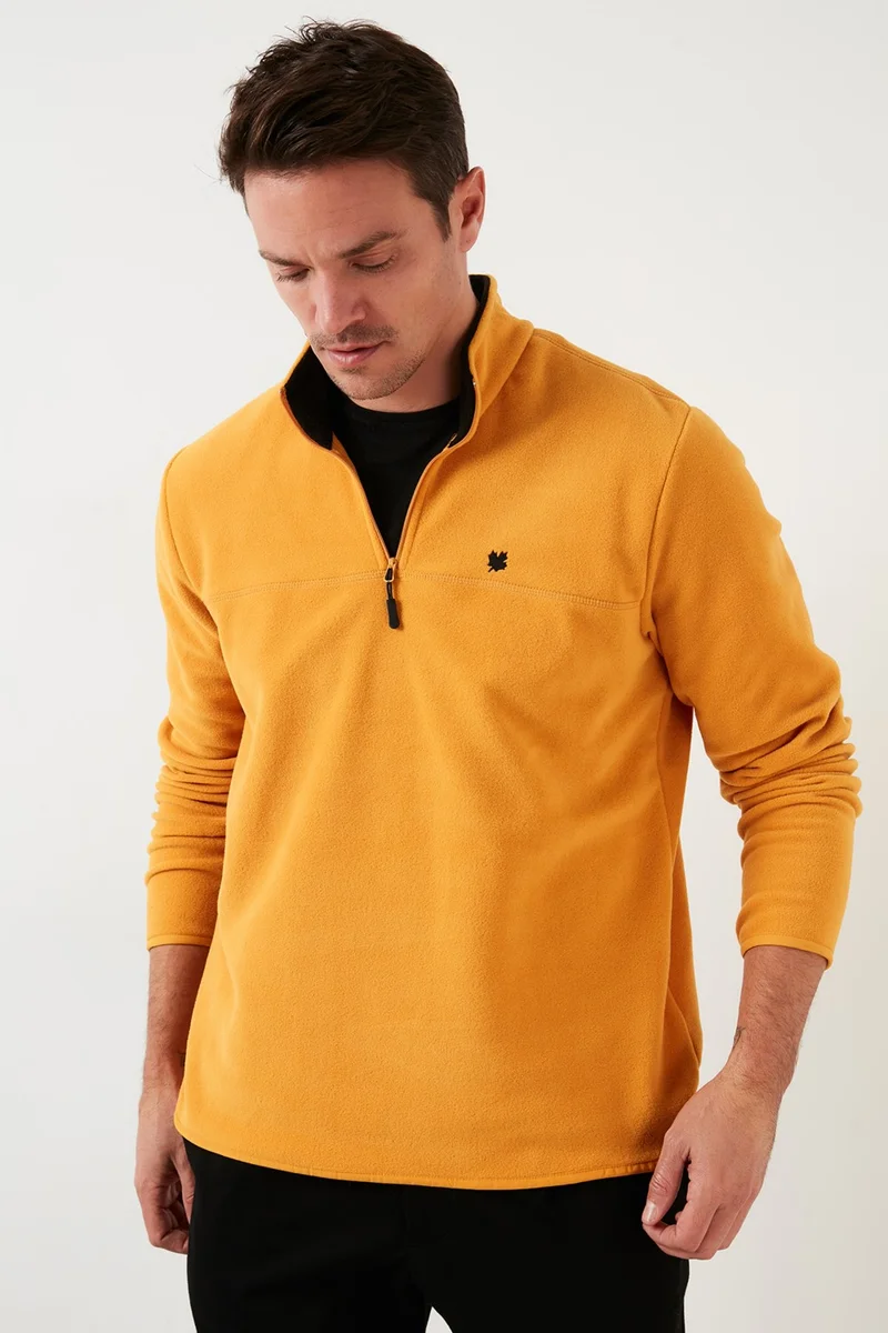 Buratti Slim Fit Anti-Pilling Non-Pilling Bato Collar Winter Raised Polar Fleece Men's POLAR 5906001