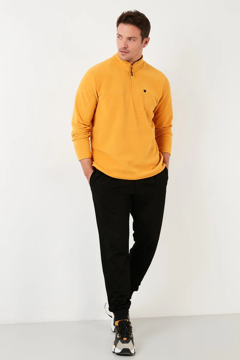 Buratti Slim Fit Anti-Pilling Non-Pilling Bato Collar Winter Raised Polar Fleece Men's POLAR 5906001