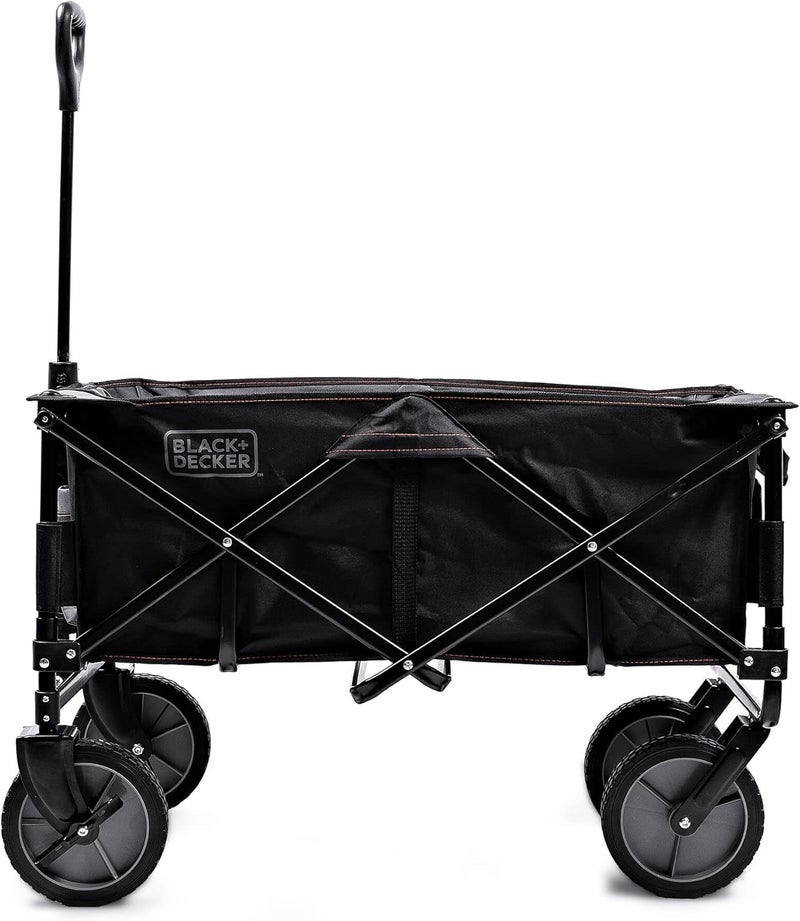 BLACK+DECKER Folding Garden Wagon, 79 cm x 54 cm x 56 cm - BDCWBK01-XJ - Image 3