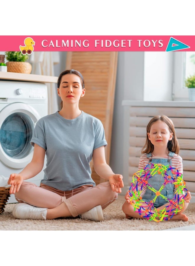 BEYTOR 2Pcs Colorful Expandable Magic Ball Large Expansion Stress Relief Toy for Kids and Adults - Image 5