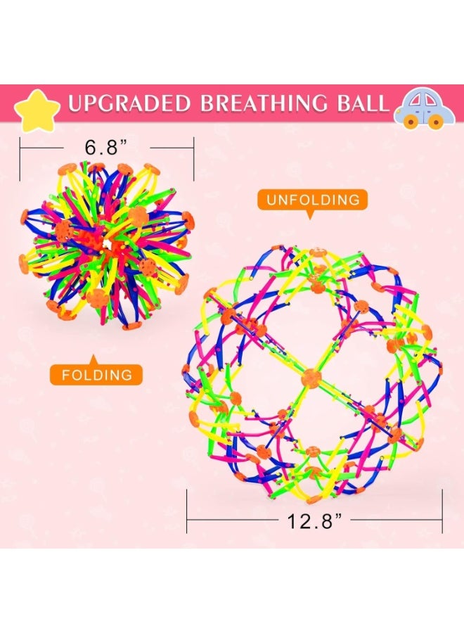 BEYTOR 2Pcs Colorful Expandable Magic Ball Large Expansion Stress Relief Toy for Kids and Adults - Image 2
