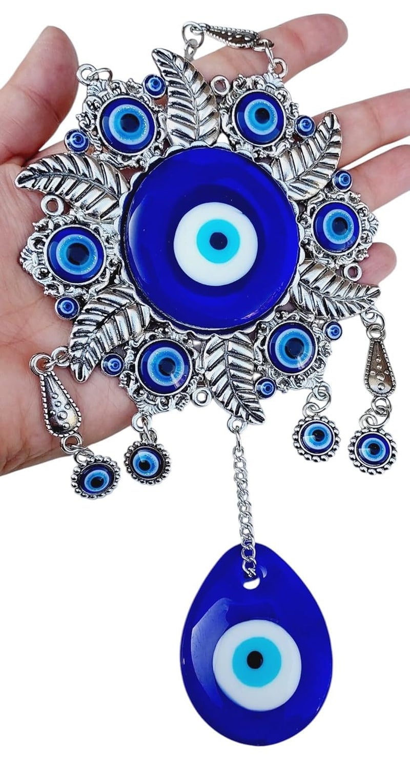 ARTISKRITI Evil Eye Hanging Nazar Battu for Home Entrance Decoration, House Main Door Decor Hanging Decorative Items, Aesthetic Home Decor, Big Size - Image 1