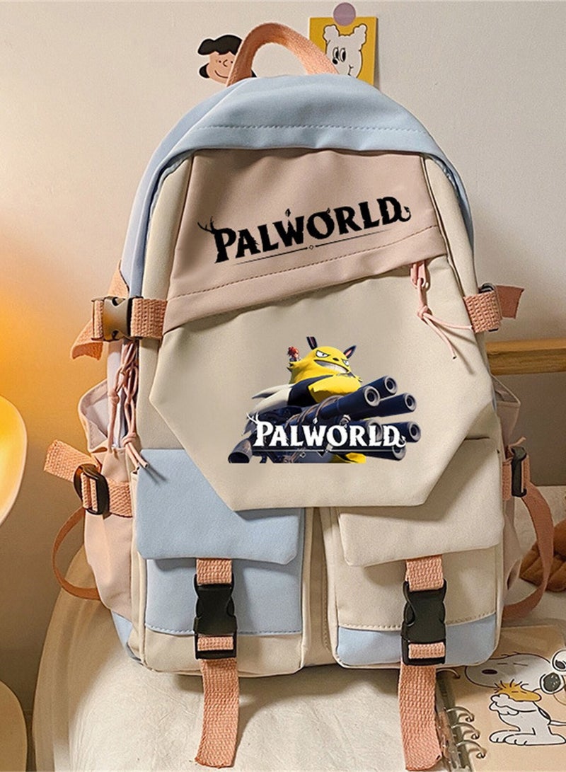 حقيبة ظهر إبداعية للطلاب من Games Palworld ذات سعة كبيرة - Image 2