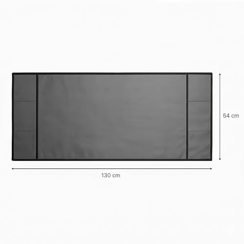 Fancy Walas Refrigerator Single Door Waterproof, Dustproof, Refrigerator Top Cover, Protective Cover for Fridges with Extra Storage Space Nylon Top cover with 6 Storage Pockets ( Grey, 130 x 54 cm ) - Image 3