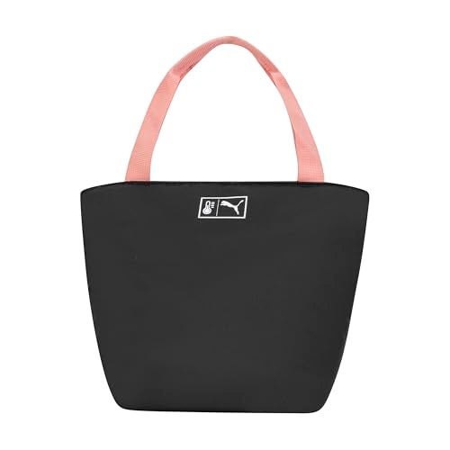 PUMA Unisex Kid's Adventure Lunch Tote, Black/Rose Gold, Small - Image 4