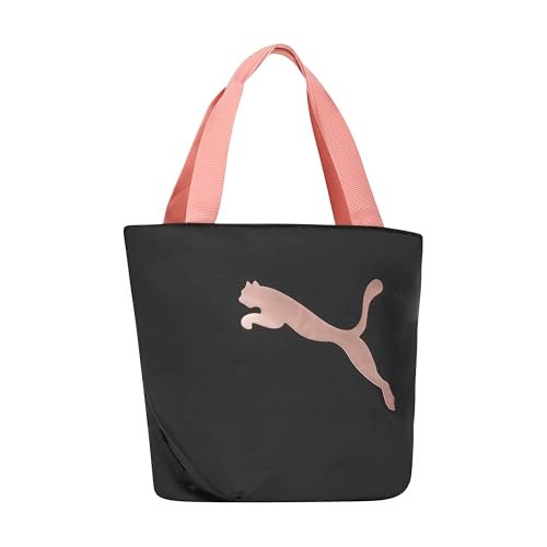 PUMA Unisex Kid's Adventure Lunch Tote, Black/Rose Gold, Small - Image 3