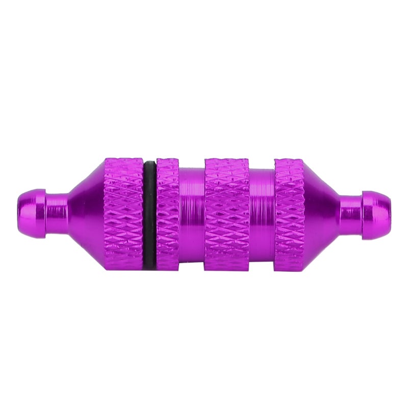 RC Fuel Filter: Purple Aluminum Alloy, High Protection Long Lasting, Easy To Install - Professional Workmanship, Oil Fuel Filter for 1:8 / 1:10 RC Model Car Upgrade - Image 4