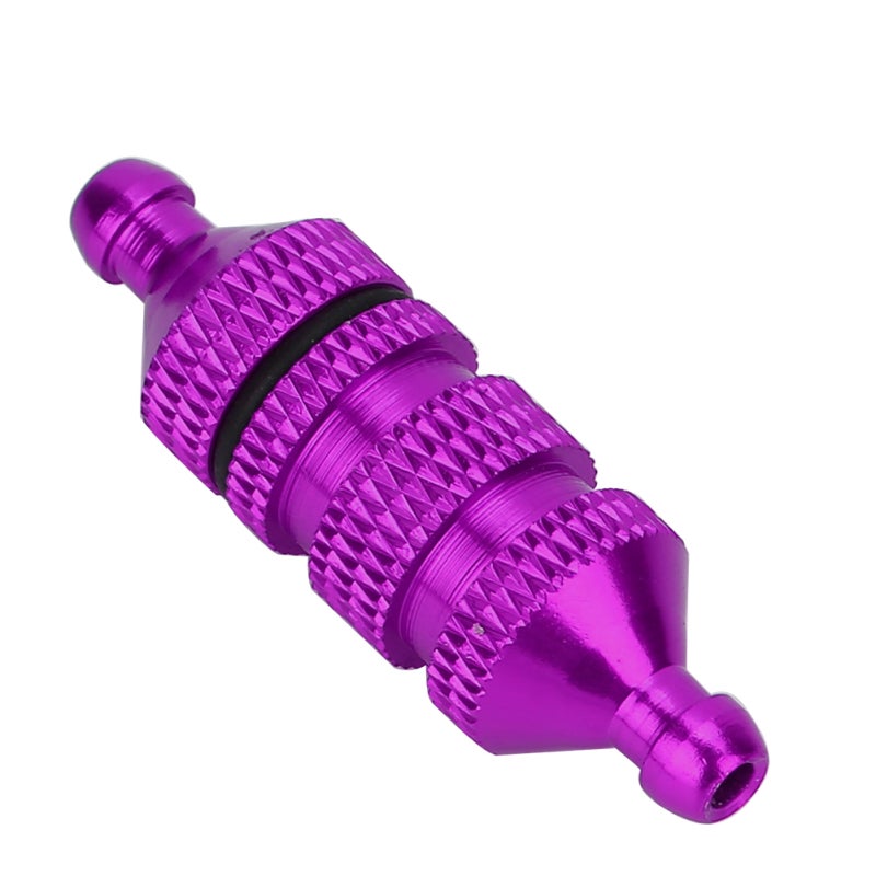 RC Fuel Filter: Purple Aluminum Alloy, High Protection Long Lasting, Easy To Install - Professional Workmanship, Oil Fuel Filter for 1:8 / 1:10 RC Model Car Upgrade - Image 3