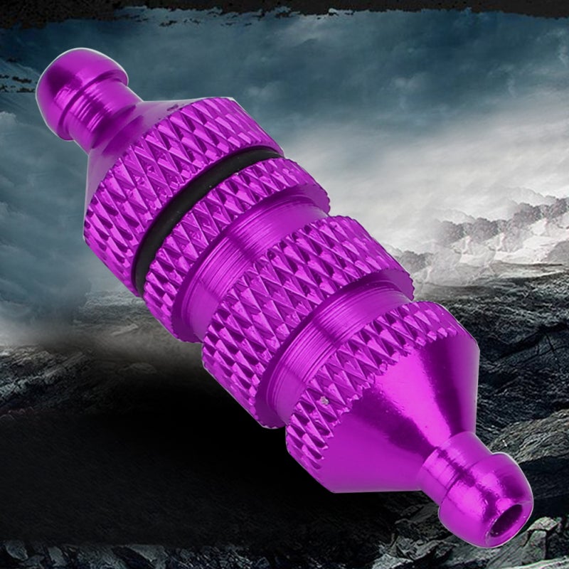 RC Fuel Filter: Purple Aluminum Alloy, High Protection Long Lasting, Easy To Install - Professional Workmanship, Oil Fuel Filter for 1:8 / 1:10 RC Model Car Upgrade - Image 5