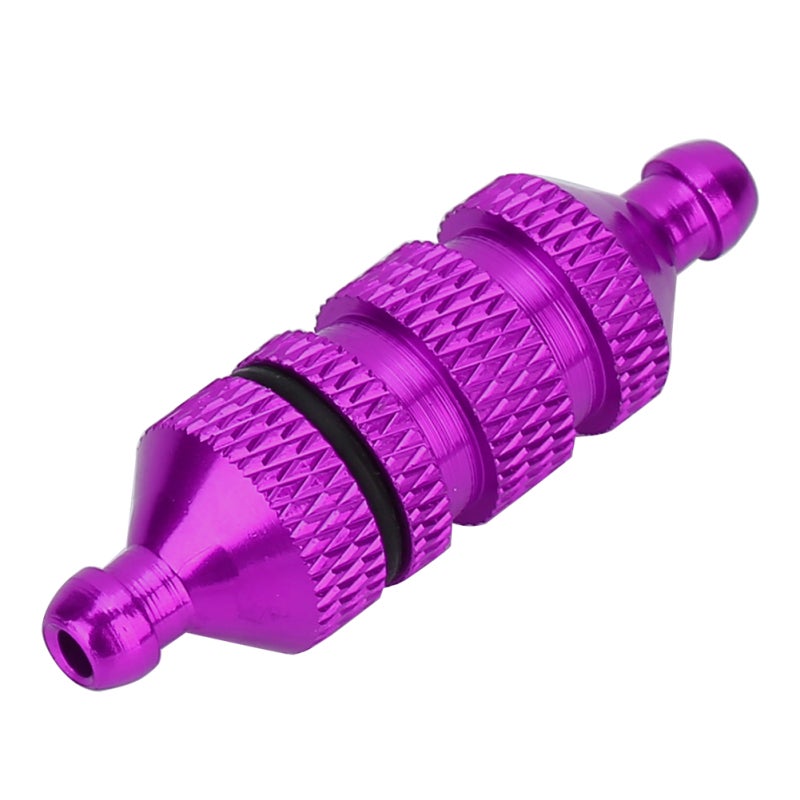 RC Fuel Filter: Purple Aluminum Alloy, High Protection Long Lasting, Easy To Install - Professional Workmanship, Oil Fuel Filter for 1:8 / 1:10 RC Model Car Upgrade - Image 2