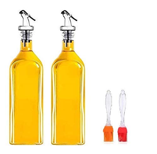 FitsFlair Oil Dispenser for Kitchen Glass and Brush Pack of 4 Simple 1000 2 Brush2 - Image 1