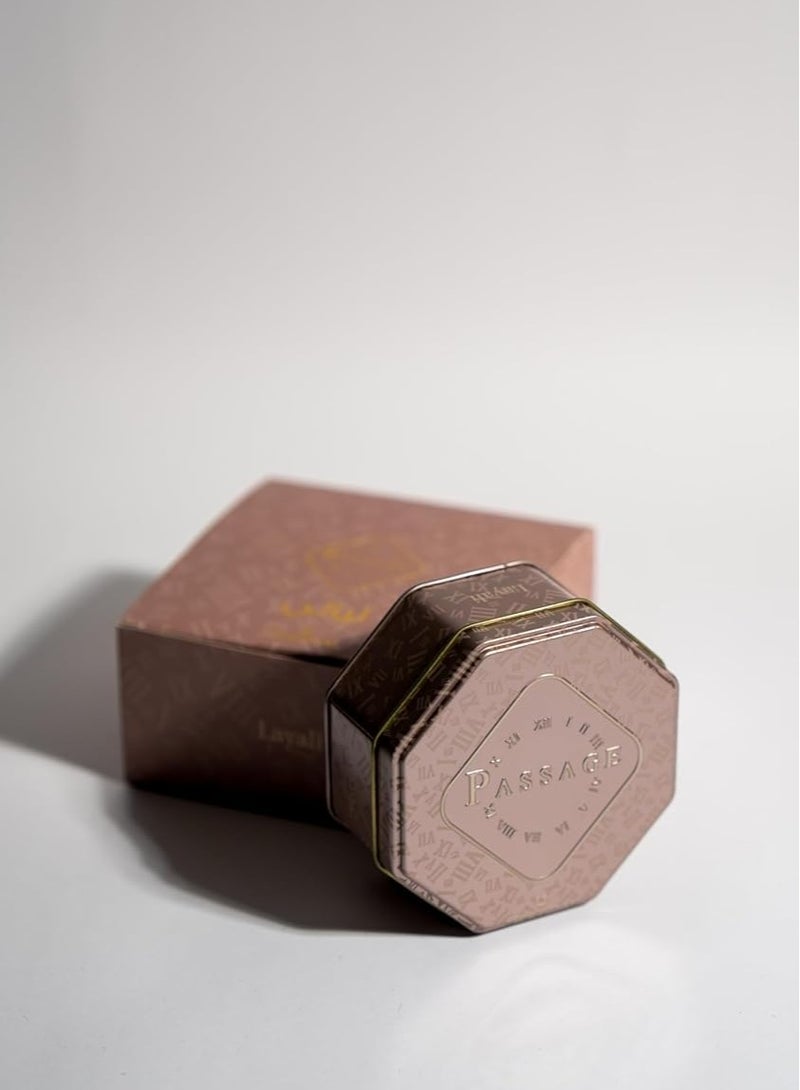 باسيدج رقائق خشب العود المعطرة من باساج ليالي، 36 جرام | خشب العود الفاخر للحرق بمكونات البخور | عطر يدوم طويلاً - Image 3