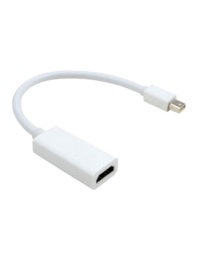 محول ثاندر بولت بمنفذ شاشة عرض صغير إلى HDMI أبيض - Image 1