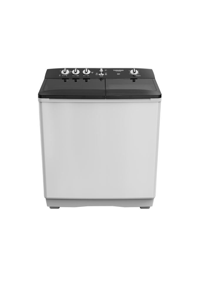 TORNADO Washing Machine Half Auto 10 Kg White x Black TVH-HM10TS(WK)  - Image 1
