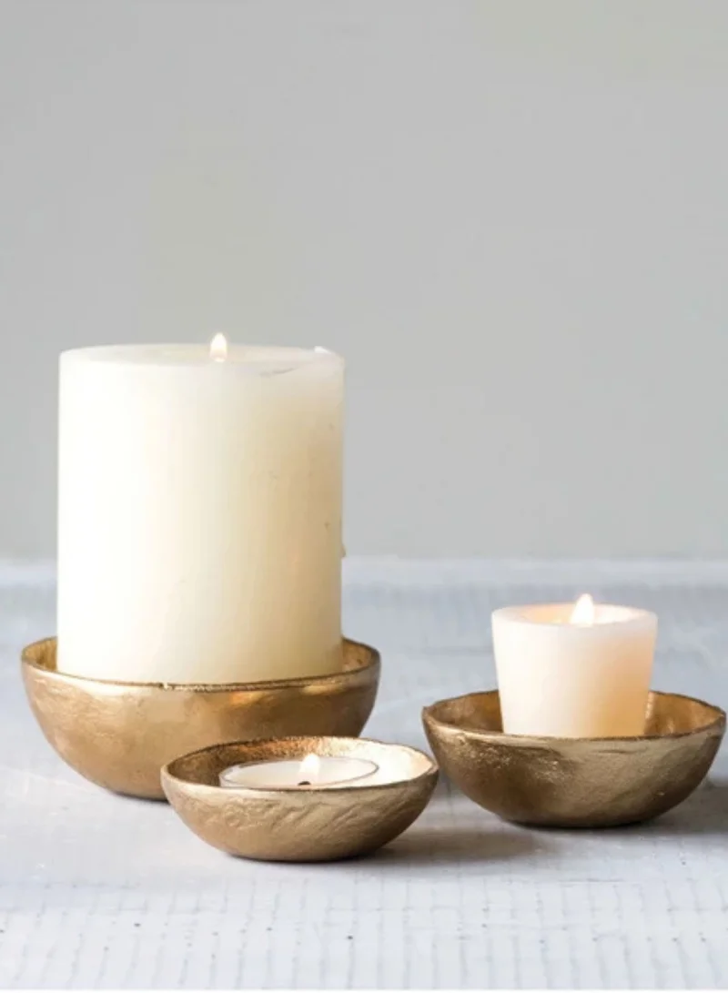 The Saffron Souk Diwali Candle Holders (set of 3)