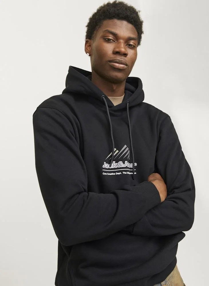 JACK & JONES Logo Graphic Hoodie