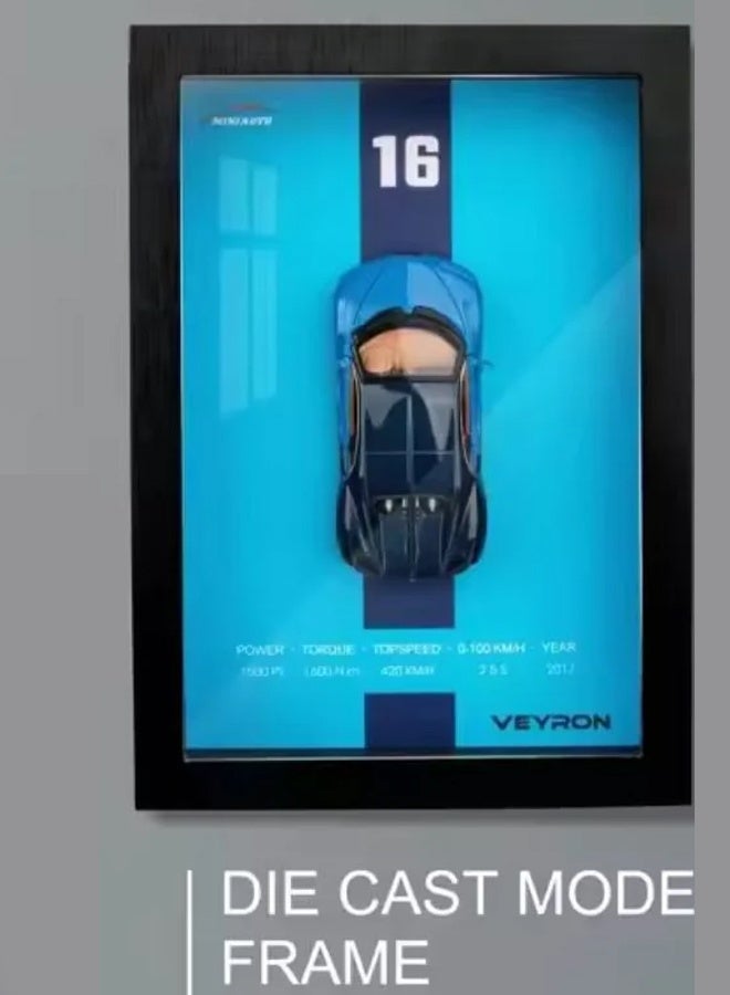 LITTLE ROCKZ Miniauto Diecast Car Frame Version Alloy Metal Sports Car Model Simulation 3D Racing Car Hanging Collection Decorative Kids Gifts - Image 3