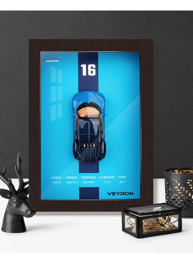 LITTLE ROCKZ Miniauto Diecast Car Frame Version Alloy Metal Sports Car Model Simulation 3D Racing Car Hanging Collection Decorative Kids Gifts - Image 2