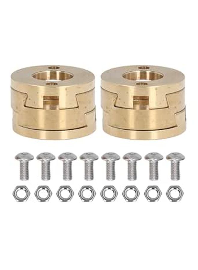 2Pcs Metal 3D Printer Couplers for T8 Lead Screws 22mm Outer Diameter - Image 1