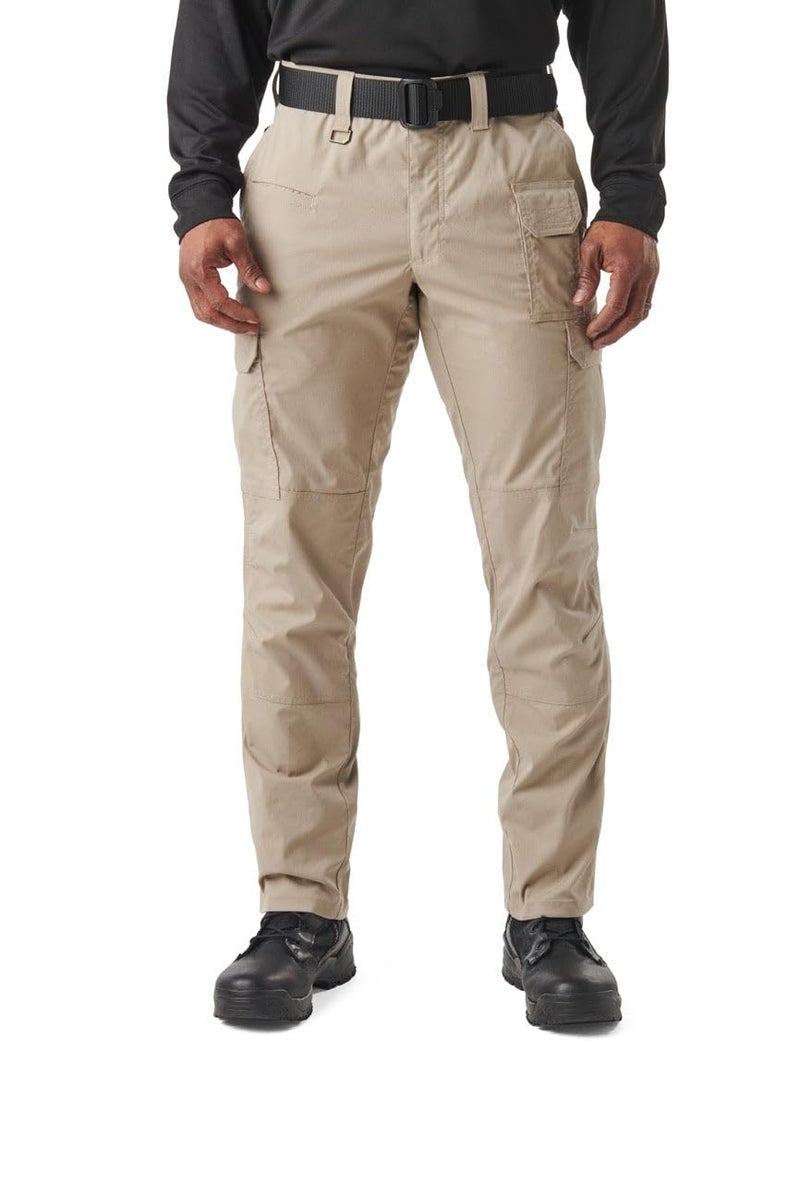 5.11 Tactical Men's ABR Pro Pants, Straight Regular Fit Cargo Pants, 9 Total Pockets, Style 74512, Khaki (ABR), 36W x 30L - Image 1