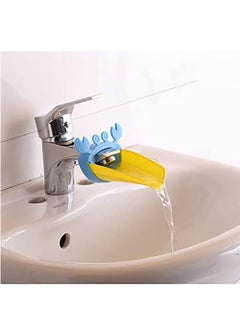 Children Water Trough Cartoon Crab Style-Hand Washing Aid Faucet Extender Silicone Plastic for Kids Babies (Blue/Yellow) - pzsku/Z05CDE87C534378ABF0FBZ/45/_/1705582504/2532b2a3-d7a6-4f0e-8500-3e952f9385a0