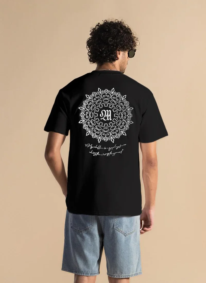 SHAPES DETAILED EMBROIDERED T-SHIRT