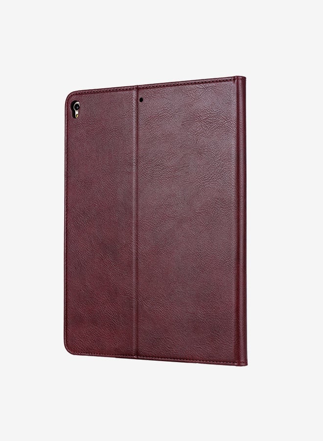 نيبمينينت Knead Skin Texture Horizontal Flip Leather Case Cover For Apple iPadAir 10.5 inch Wine Red - Image 2