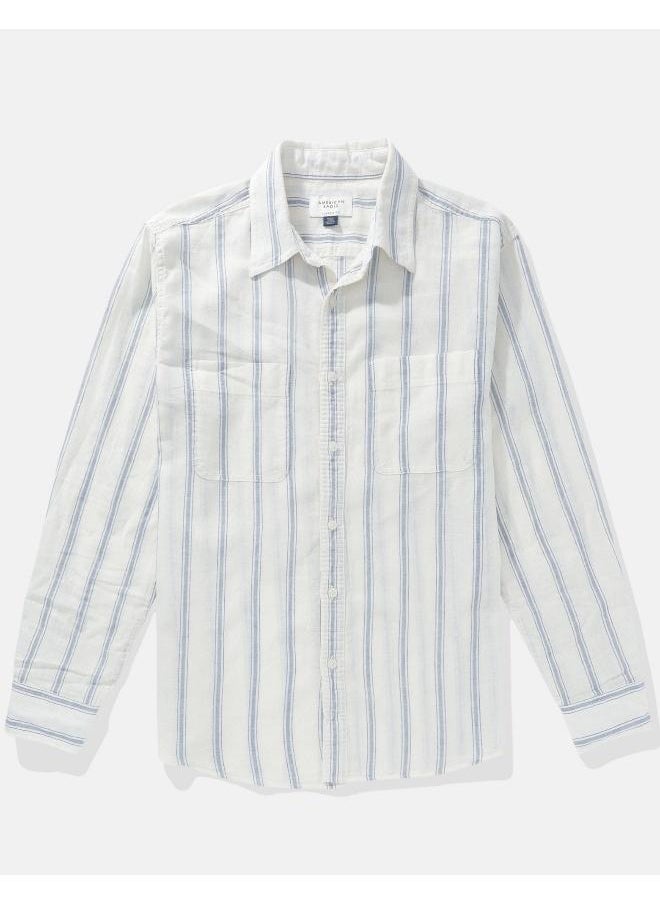 American Eagle Striped Classic Fit Shirt  - Image 3
