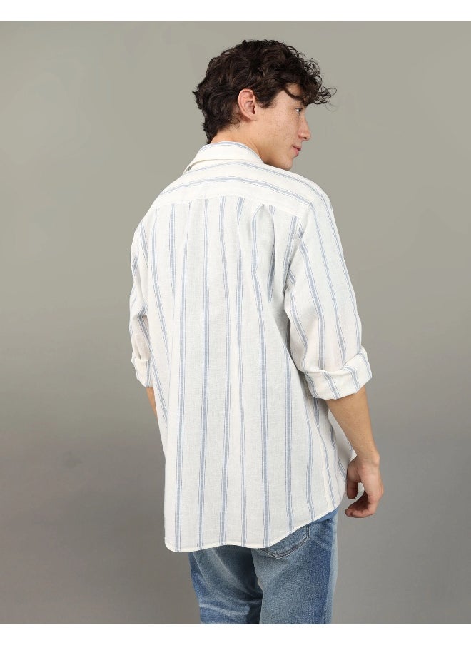 American Eagle Striped Classic Fit Shirt  - Image 2