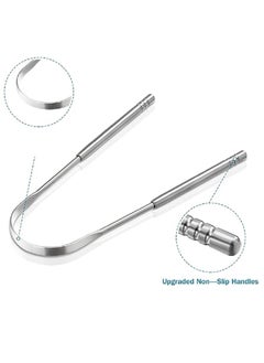 Generic 2 Piece Tongue Scraper Reusable Tongue Cleaner For Cleaning the Mouth and Reducing Bad Breath  - Image 2