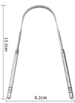 Generic 2 Piece Tongue Scraper Reusable Tongue Cleaner For Cleaning the Mouth and Reducing Bad Breath  - Image 3