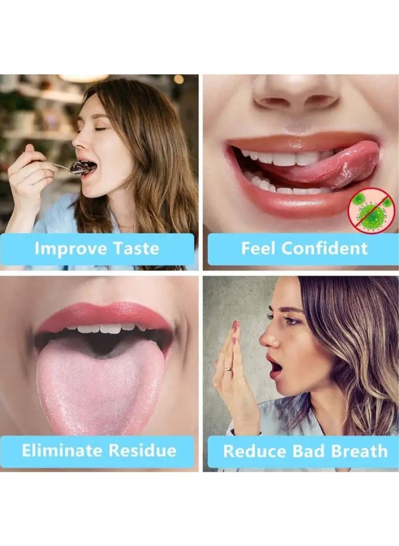 Generic - 2 Piece Tongue Scraper Reusable Tongue Cleaner For Cleaning the Mouth and Reducing Bad Breath - Image 1