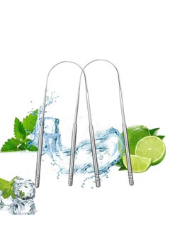 Generic 2 Piece Tongue Scraper Reusable Tongue Cleaner For Cleaning the Mouth and Reducing Bad Breath  - Image 1