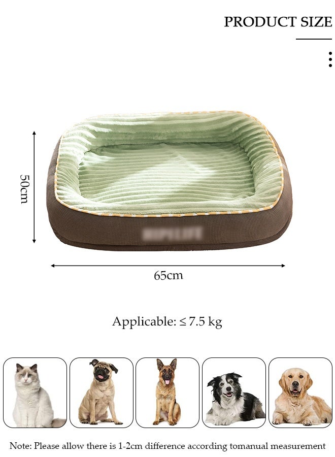 DUNISO Dog Bed, Non-Slip Pet Sofa Lounger Puppy Couch Removable Machine Washable Cover Cushion Big Cat Kennel Cot, Medium Large Adult Dogs Kitten Sleeping Mattress - Image 2