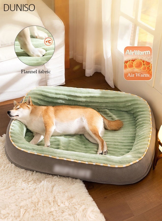 DUNISO Dog Bed, Non-Slip Pet Sofa Lounger Puppy Couch Removable Machine Washable Cover Cushion Big Cat Kennel Cot, Medium Large Adult Dogs Kitten Sleeping Mattress - Image 1