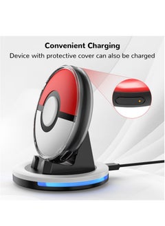 KASTWAVE Charging Station Compatible GO Plus + 2023, Charging Dock with Display Light, for  Charging Station Charger with Display Light Compatible with Poke Ball GO Plus Plus Accessories  - Image 3